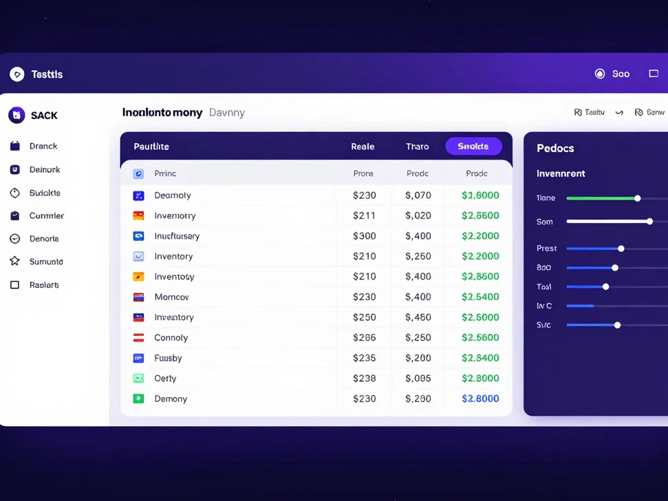 Dark mode SaaS UI showing a multi-branch inventory management das