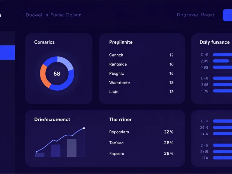 Dark mode SaaS UI showing a daily sales report dashboard for a re