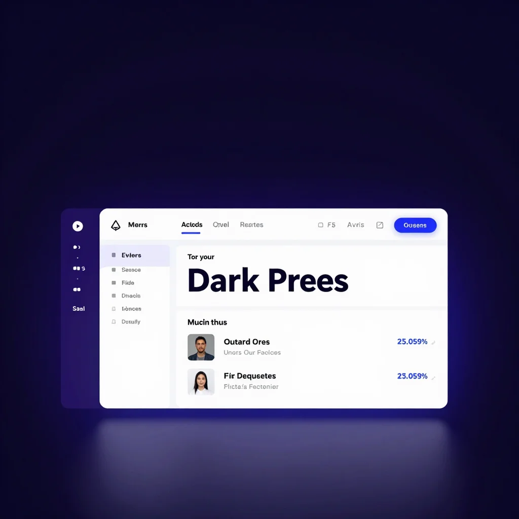 Dark mode SaaS UI dashboard, product detail view with stock level